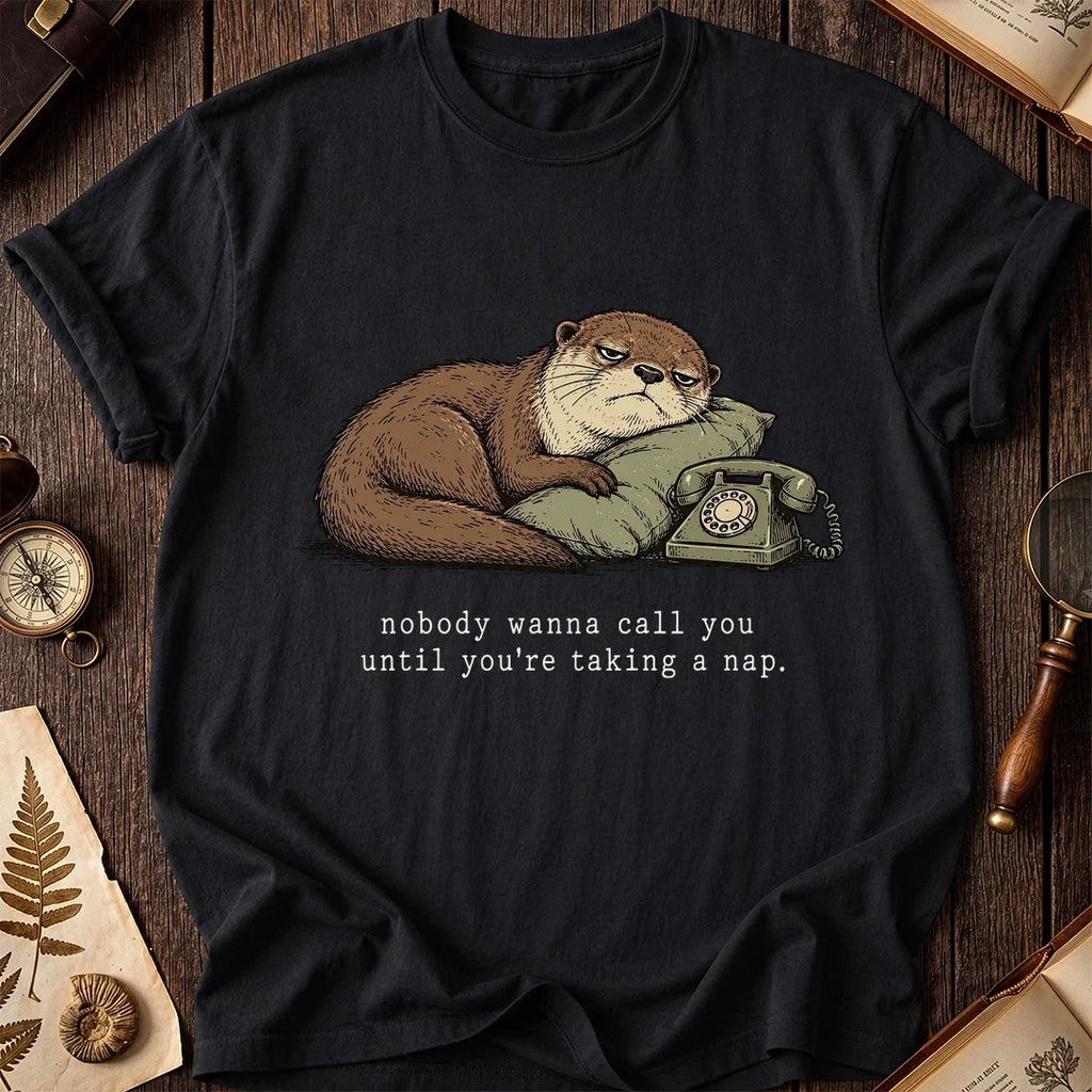 Nap Timing Otter T-Shirt product image 2