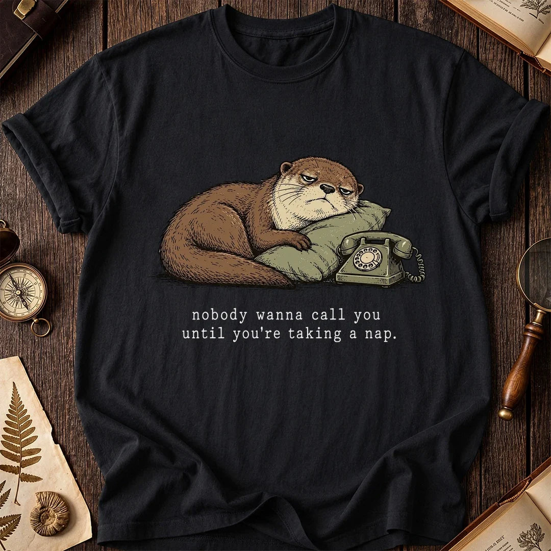 Nap Timing Otter T-Shirt product image 2