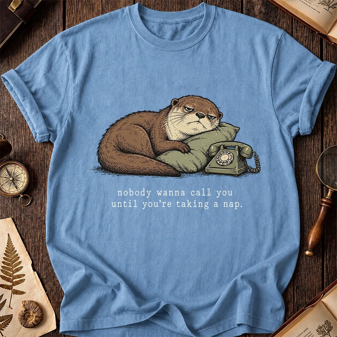 Nap Timing Otter T-Shirt product image 1