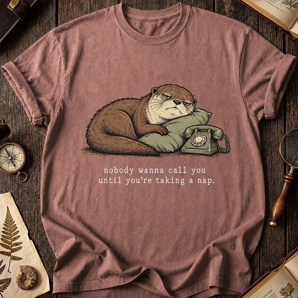Nap Timing Otter T-Shirt product image 8