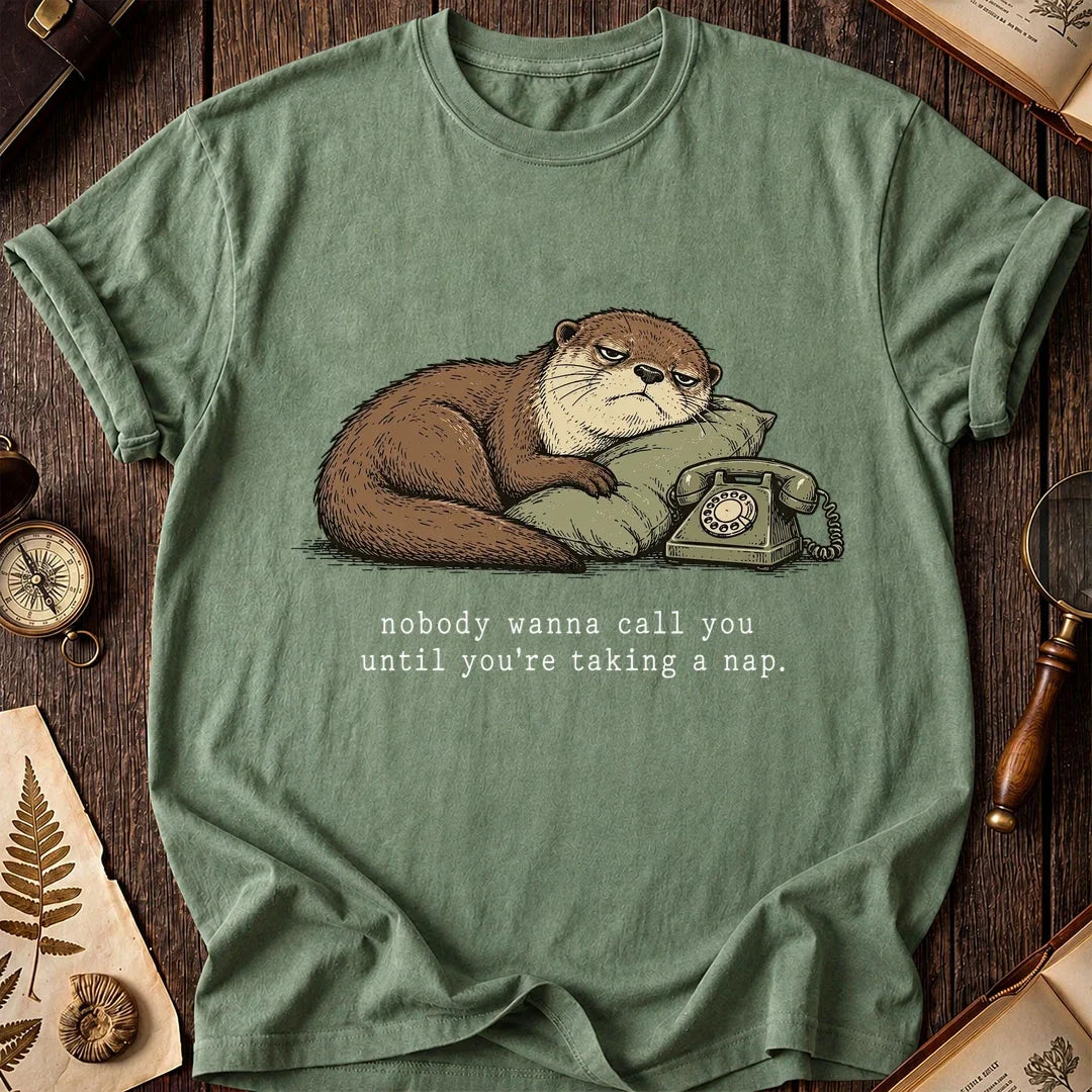 Nap Timing Otter T-Shirt product image 5