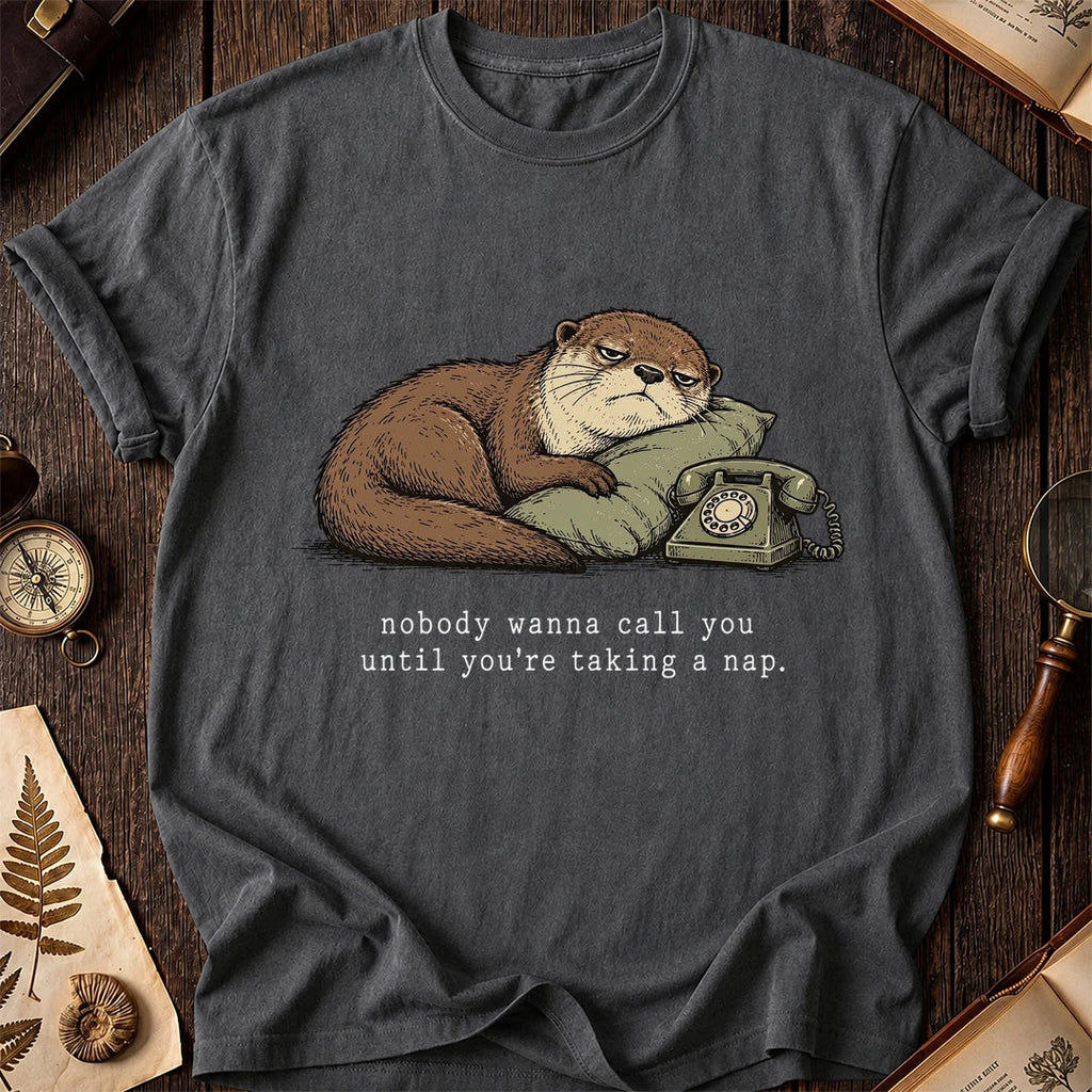 Nap Timing Otter T-Shirt product image 6