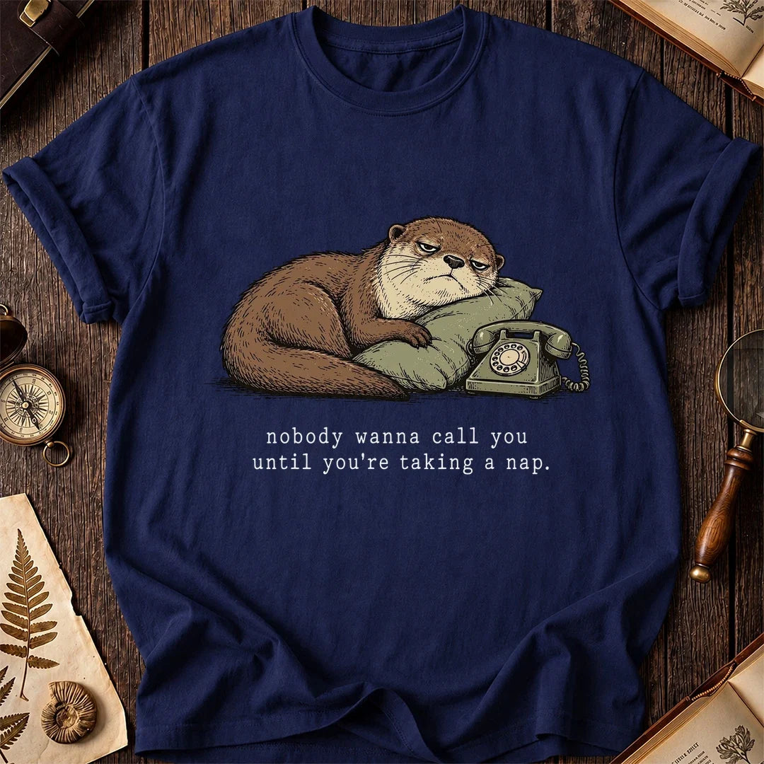 Nap Timing Otter T-Shirt product image 7
