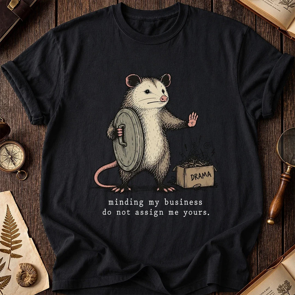 No Drama Possum T-Shirt product image 2
