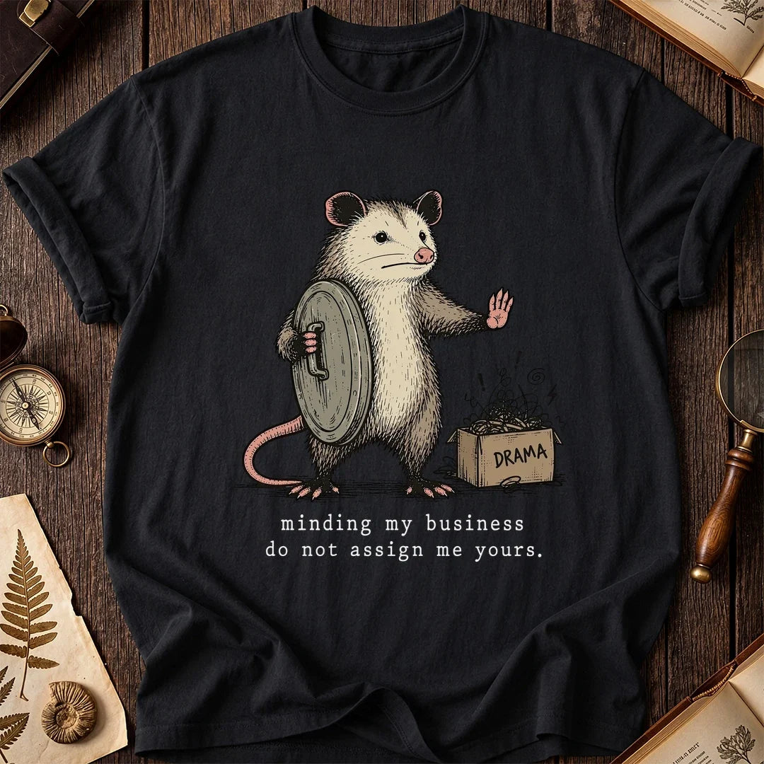 No Drama Possum T-Shirt product image 2