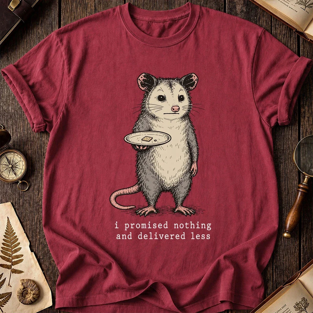 No Promises Possum T-Shirt product image 5