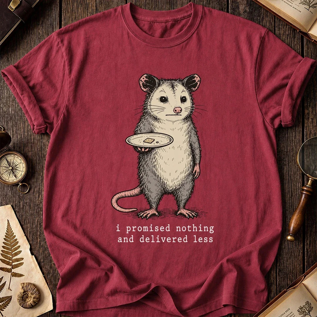 No Promises Possum T-Shirt product image 5
