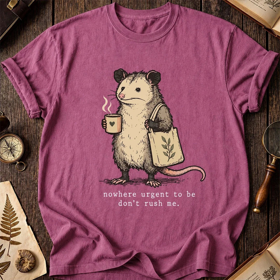 No Rush Possum T-Shirt product image 3