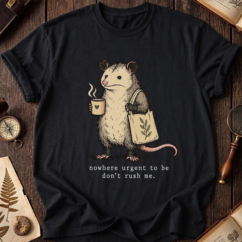 No Rush Possum T-Shirt product image 2