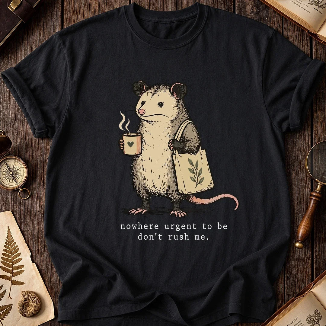 No Rush Possum T-Shirt product image 2