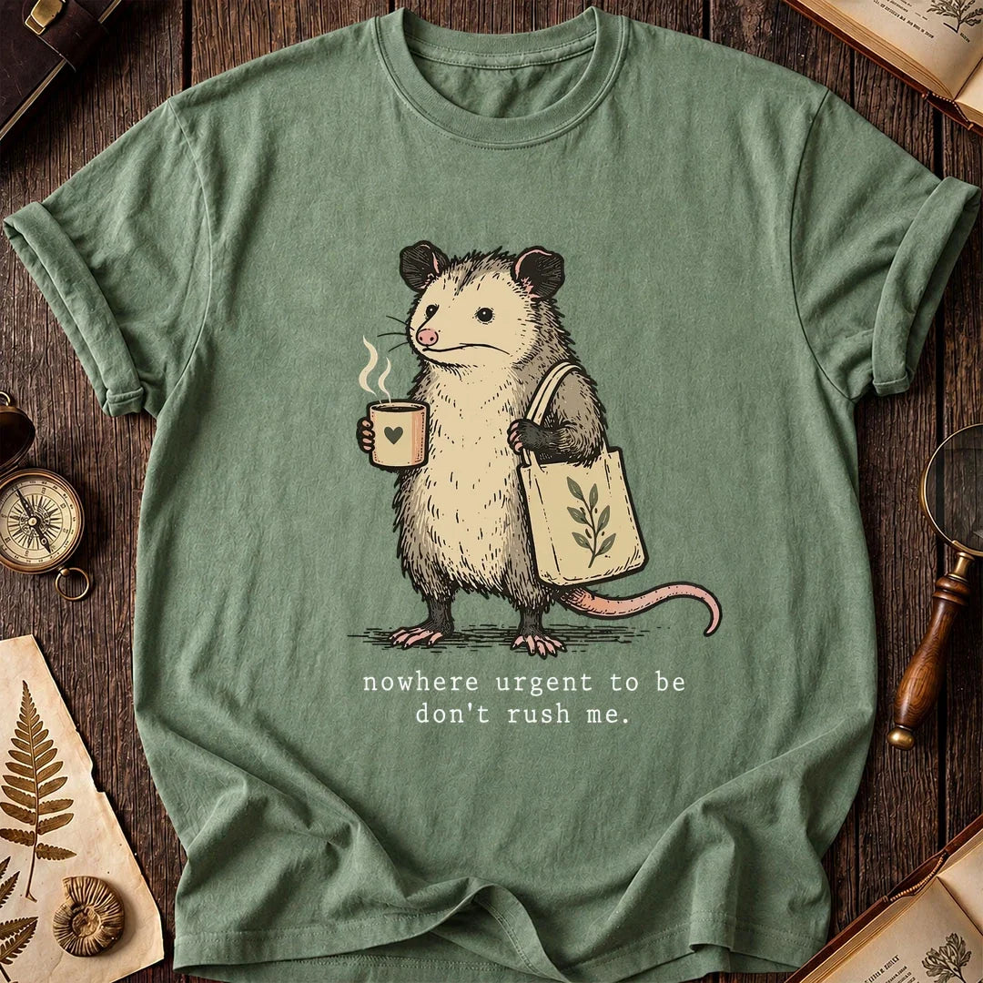 No Rush Possum T-Shirt product image 1