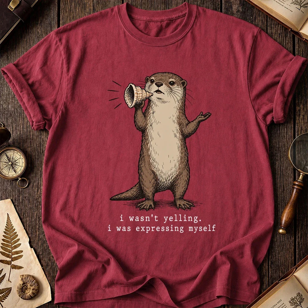 Not Yelling Otter T-Shirt product image 4