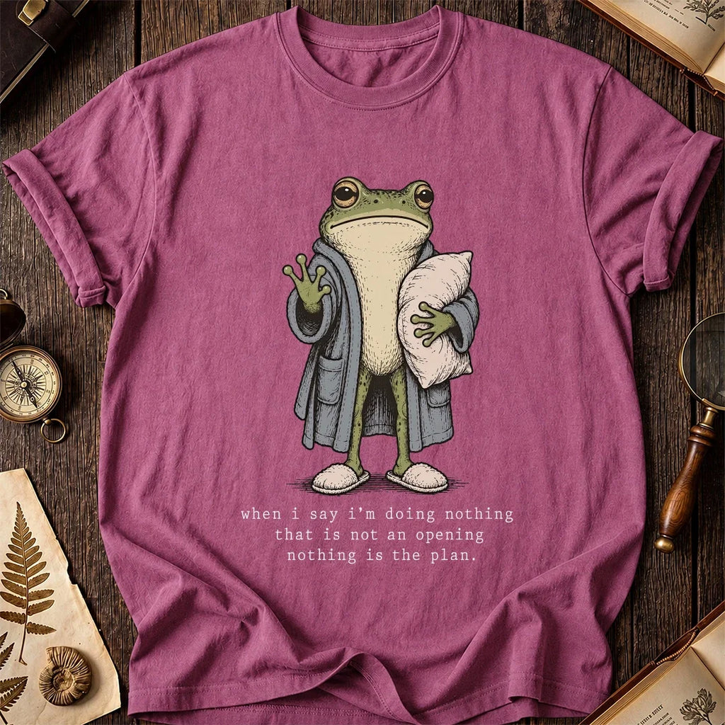 Nothing Plan Frog T-Shirt product image 3