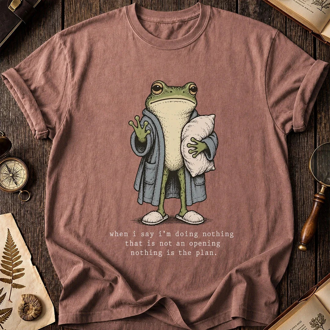 Nothing Plan Frog T-Shirt product image 8