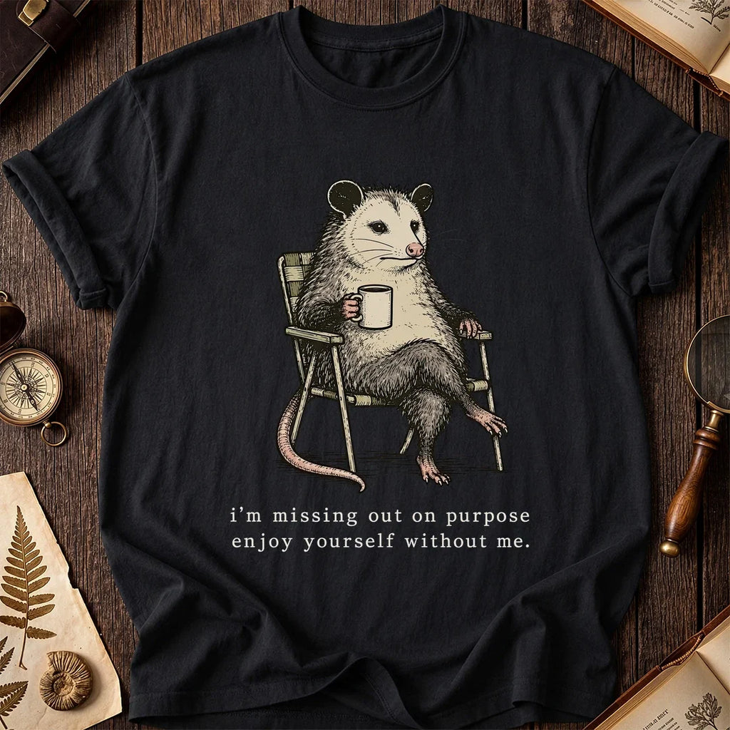 On Purpose Possum T-Shirt product image 2