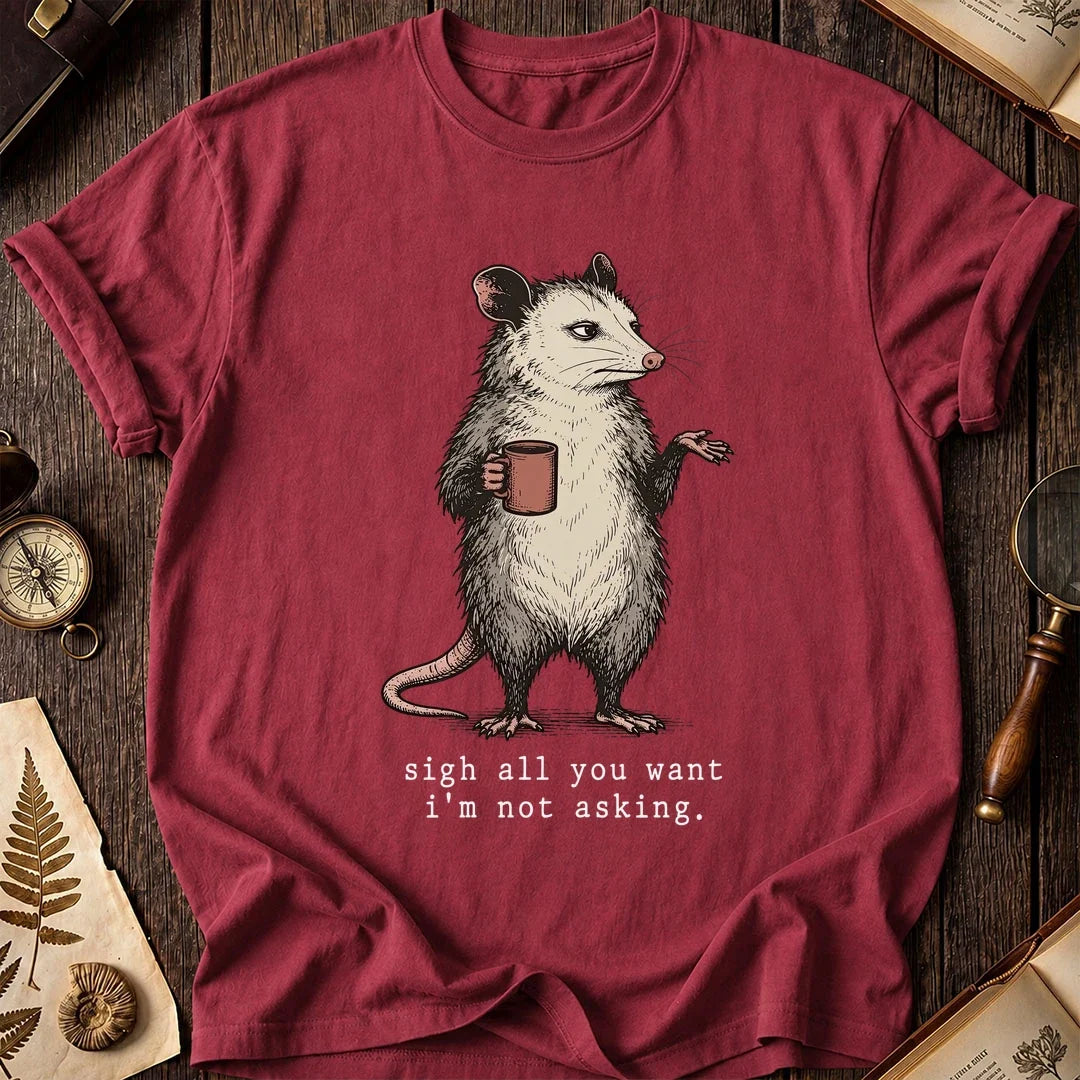 Sigh Away Possum T-Shirt product image 5