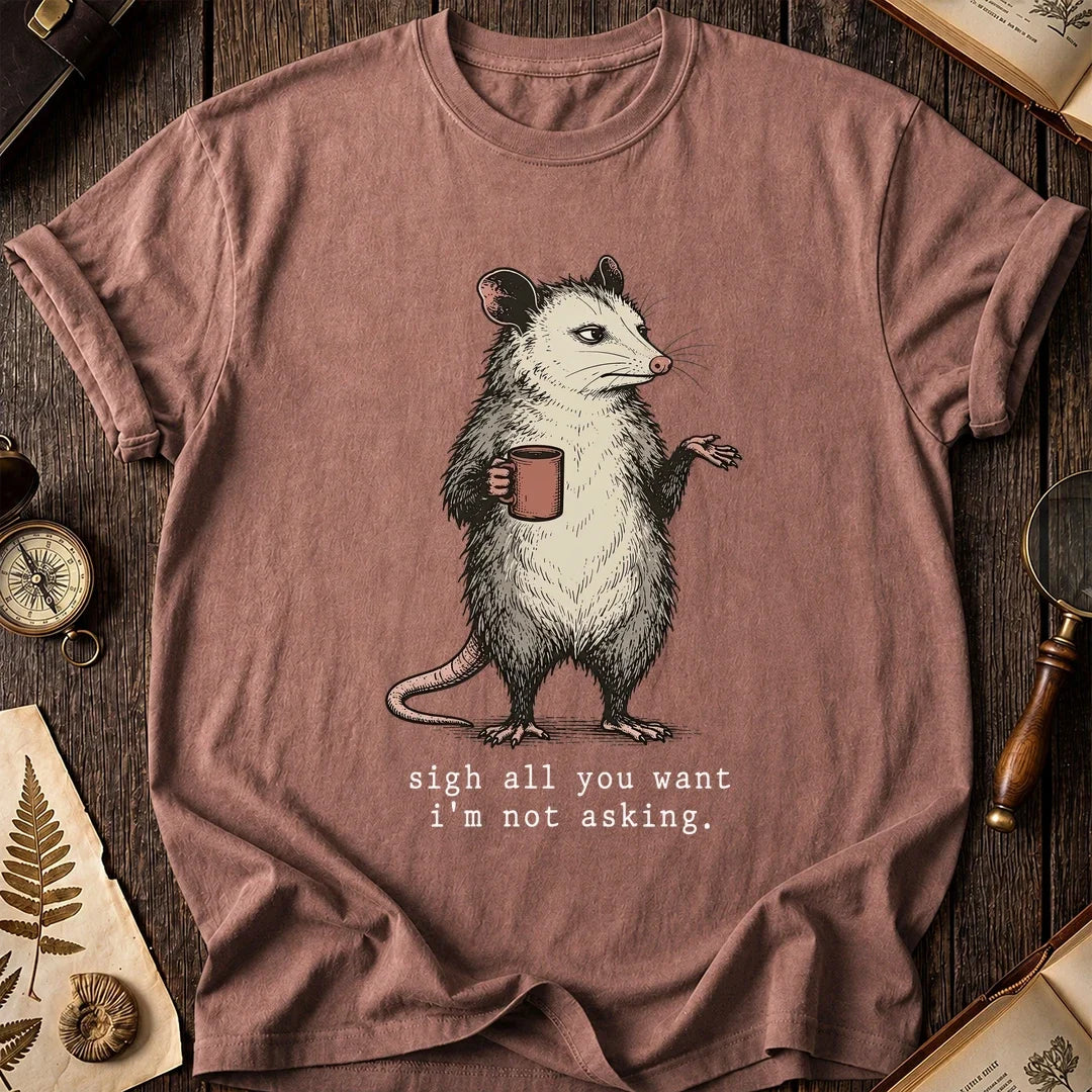 Sigh Away Possum T-Shirt product image 8