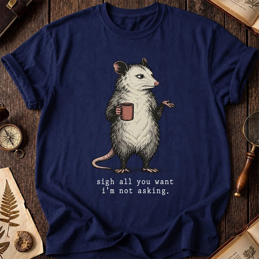 Sigh Away Possum T-Shirt product image 7