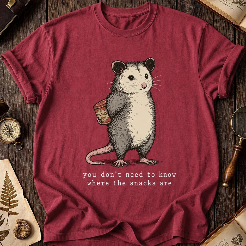 Snack Secret Possum T-Shirt product image 5