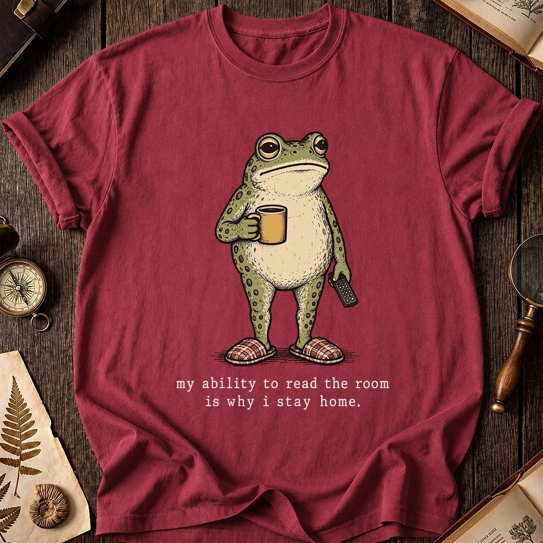 Staying Home Frog T-Shirt product image 5