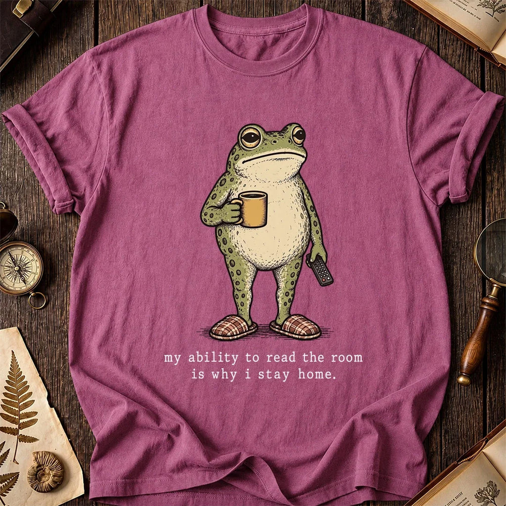 Staying Home Frog T-Shirt product image 3