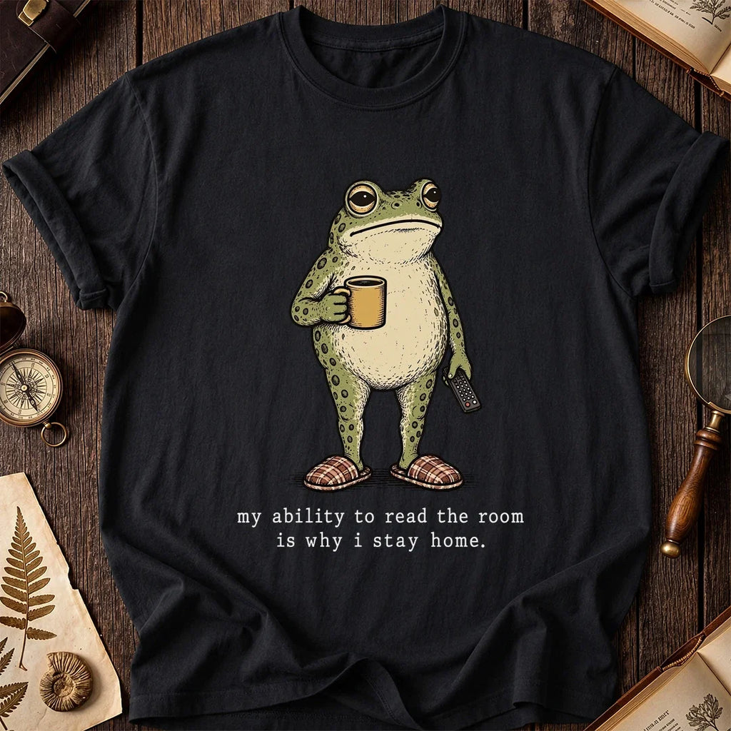 Staying Home Frog T-Shirt product image 2