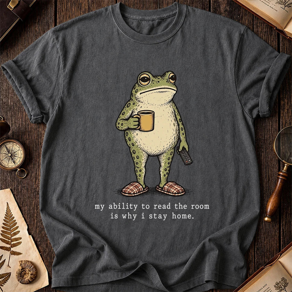 Staying Home Frog T-Shirt product image 6