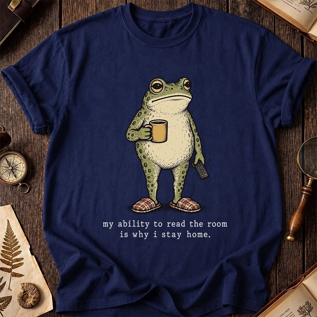 Staying Home Frog T-Shirt product image 7