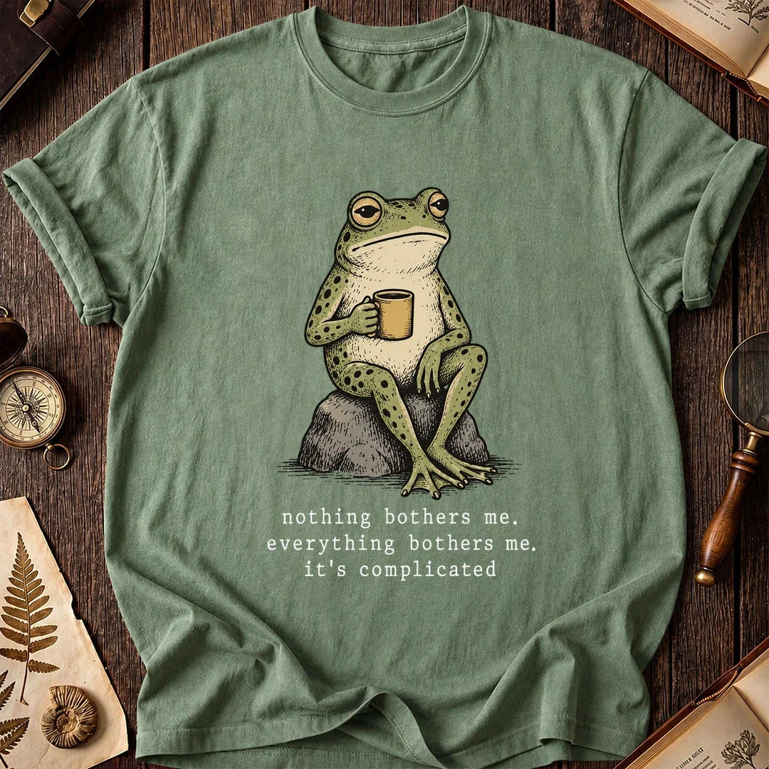 Unbothered Frog T-Shirt product image 1