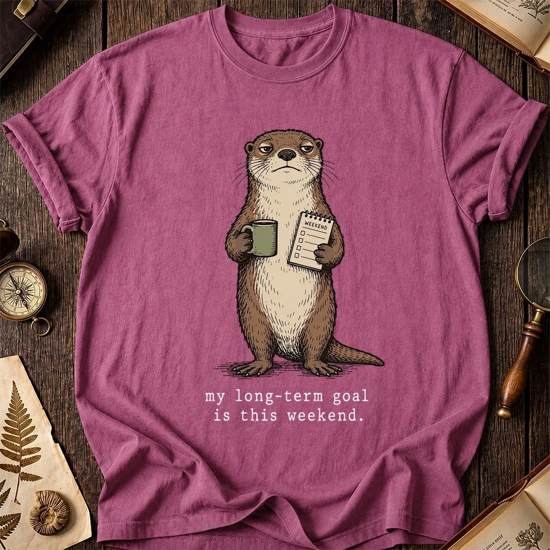 Weekend Goal Otter T-Shirt product image 3
