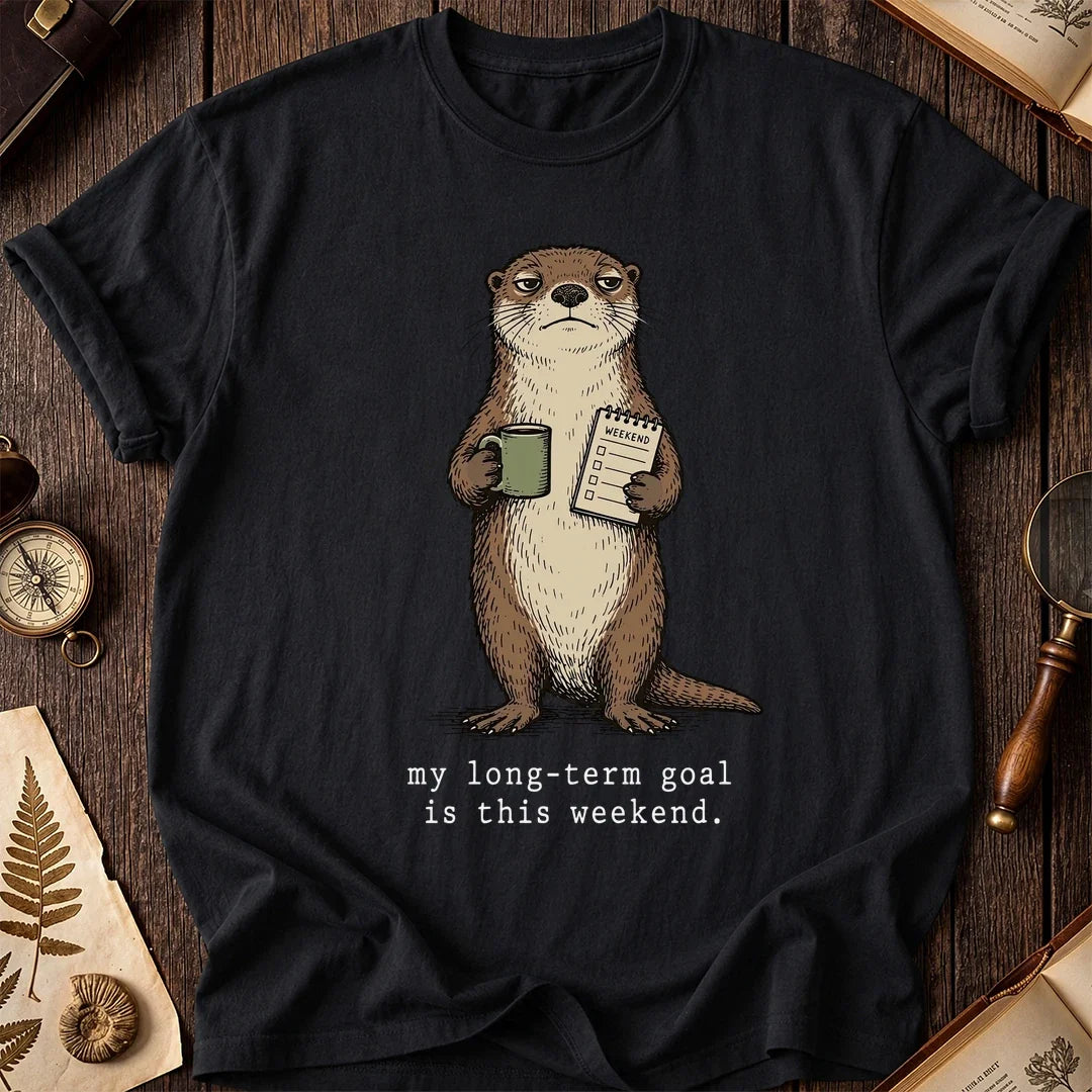 Weekend Goal Otter T-Shirt product image 2