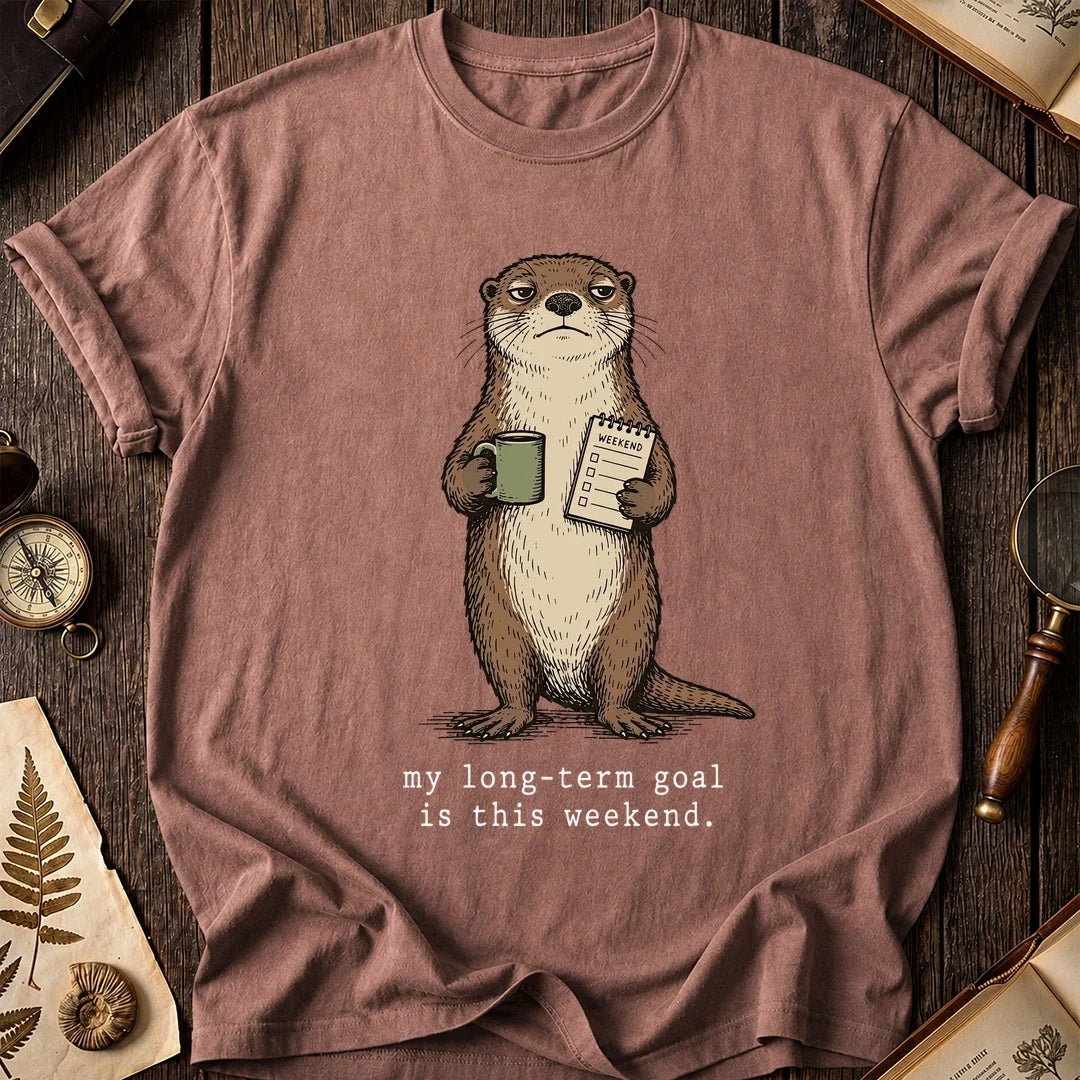Weekend Goal Otter T-Shirt product image 8