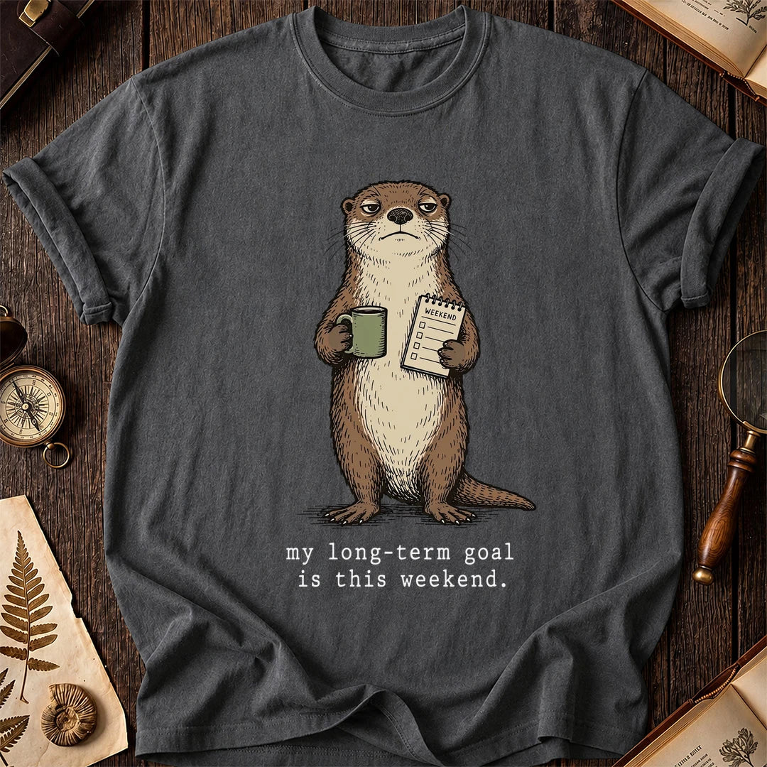 Weekend Goal Otter T-Shirt product image 6