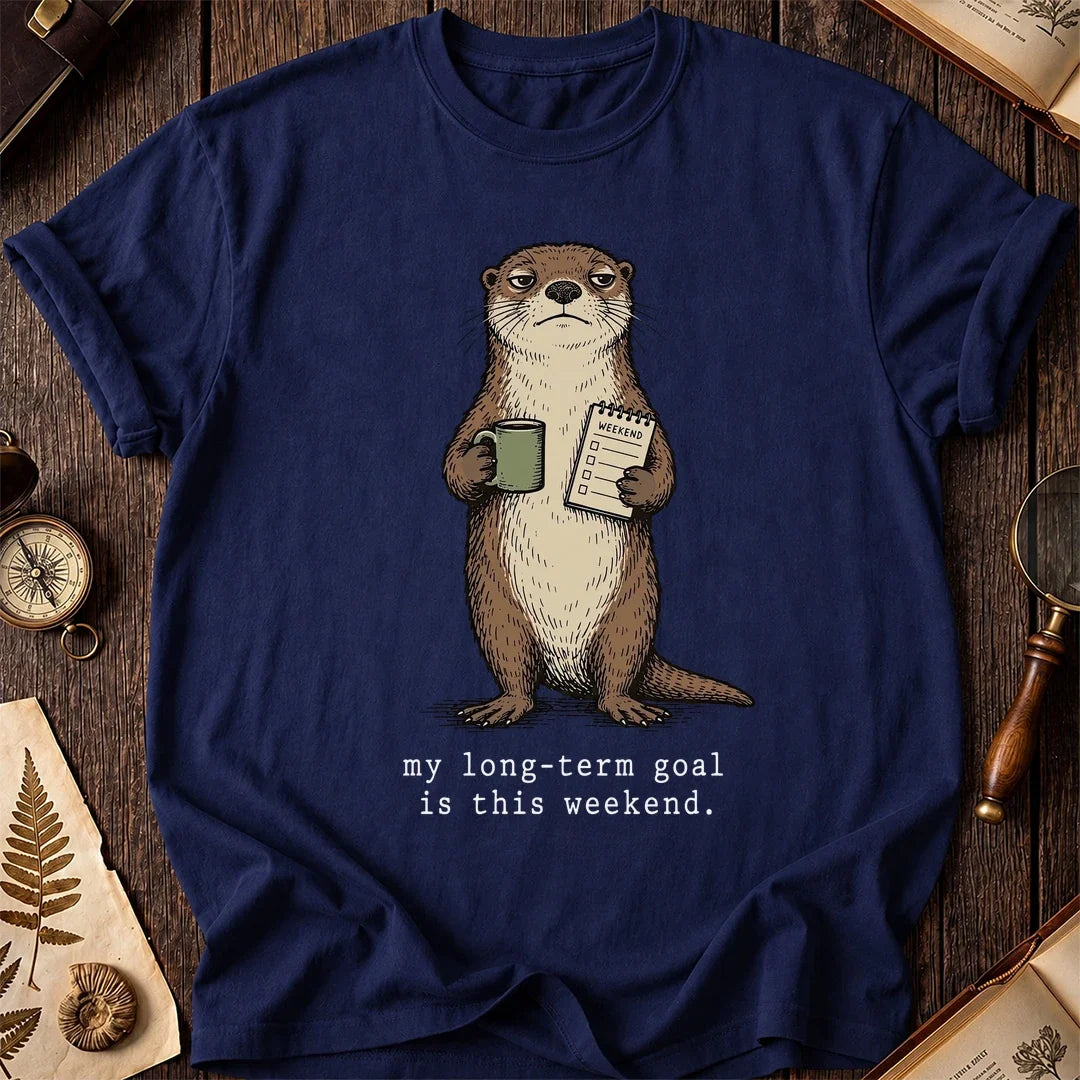 Weekend Goal Otter T-Shirt product image 7