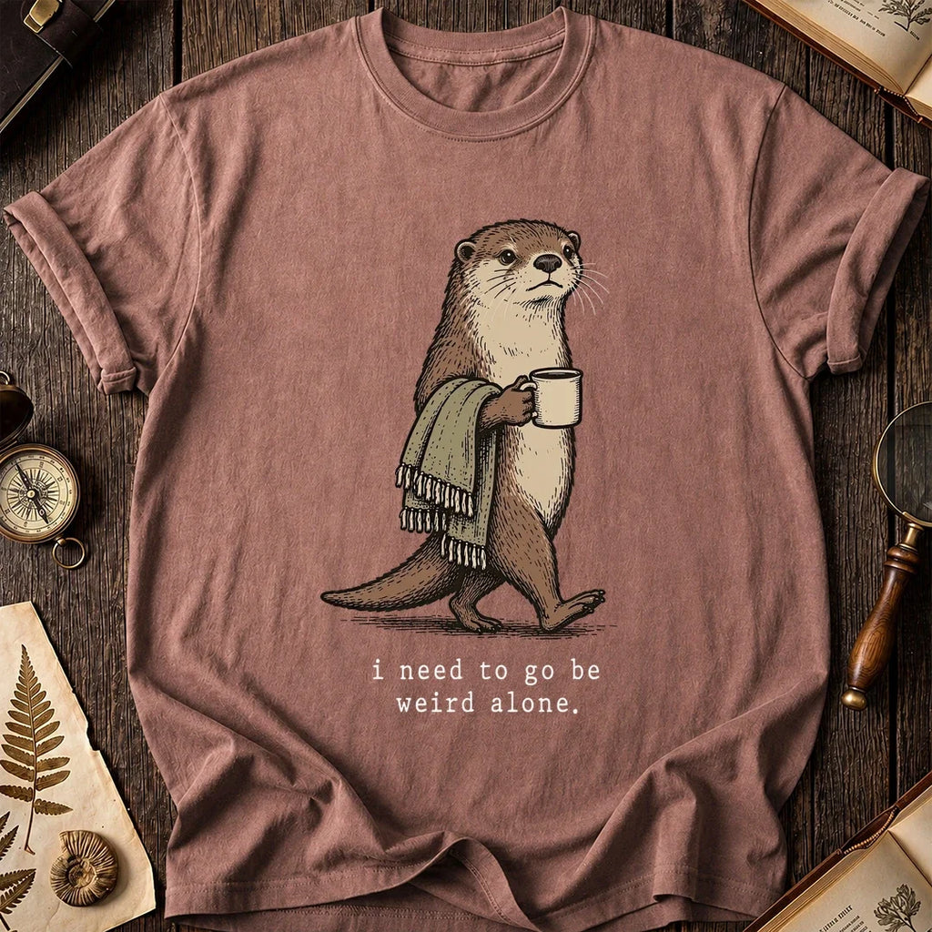 Weird Alone Otter T-Shirt product image 8